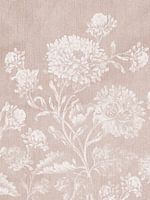 Baroque Peony flowers on faded beige