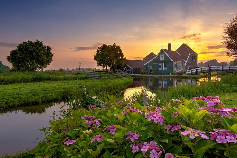 Zaanse Schans with cheese farm Catharinahoeve by Fotografie Ronald