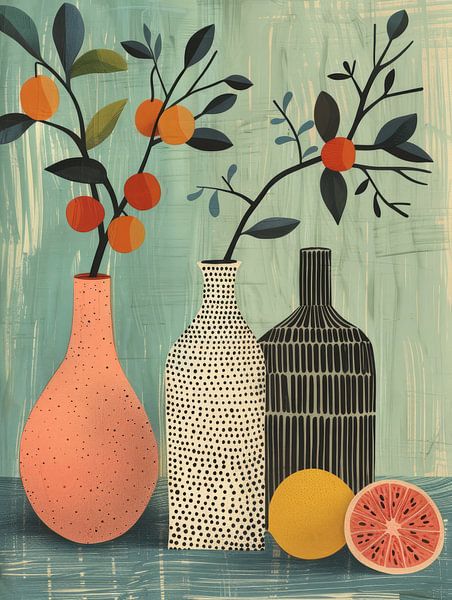 Modern still life, hip illustration by Studio Allee
