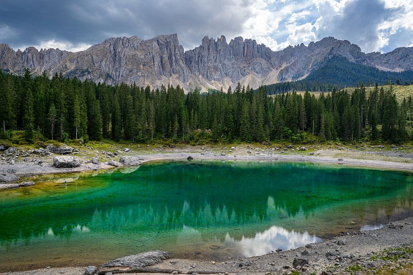 Karersee, Rosengarten, Südtirol, Italien von Alexander Ludwig