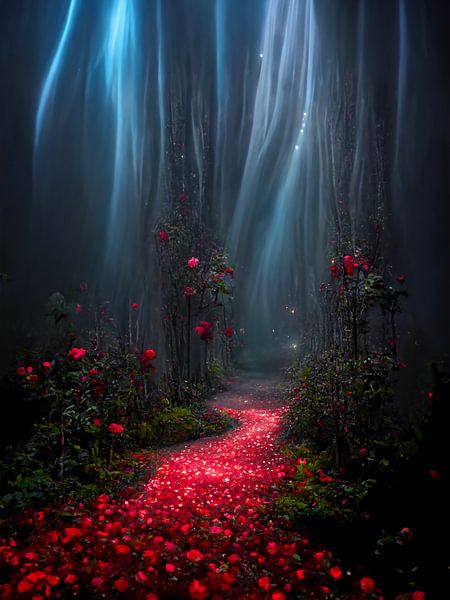 Allée de roses par haroulita