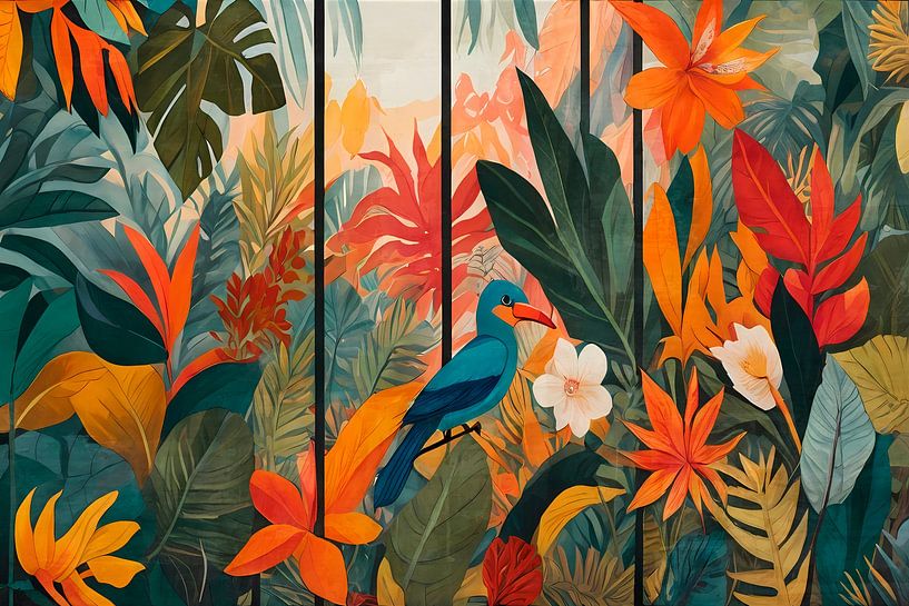 Exotic Bird Oasis by Georgia Chagas