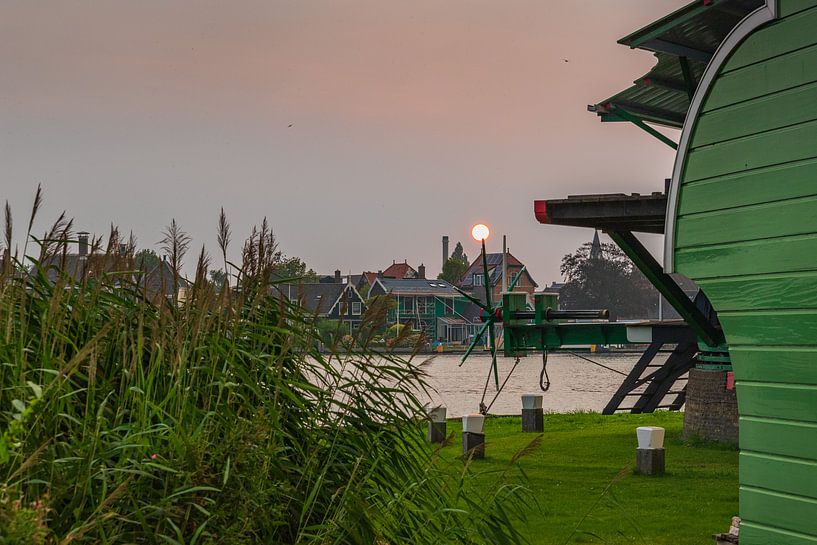 Zaanse Schans at sunset by Karin Riethoven