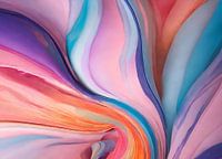 Pop of Colour - Pastel wavy gradation 7