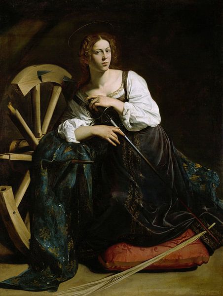 Caravaggio,Katharina von Alexandrien von finemasterpiece