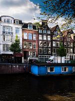 Schöne Szene der Amsterdamer Immobilien