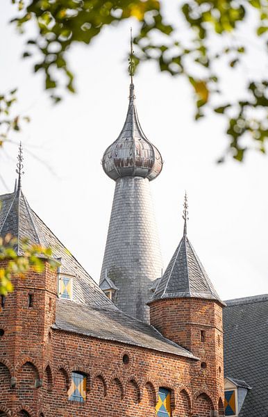 Detail of medieval tower by Bas Leroy