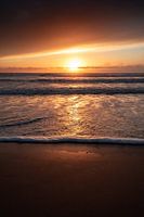 Zee zonsondergang C.