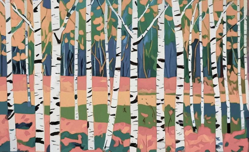 Berken op de heide van Anna Marie de Klerk