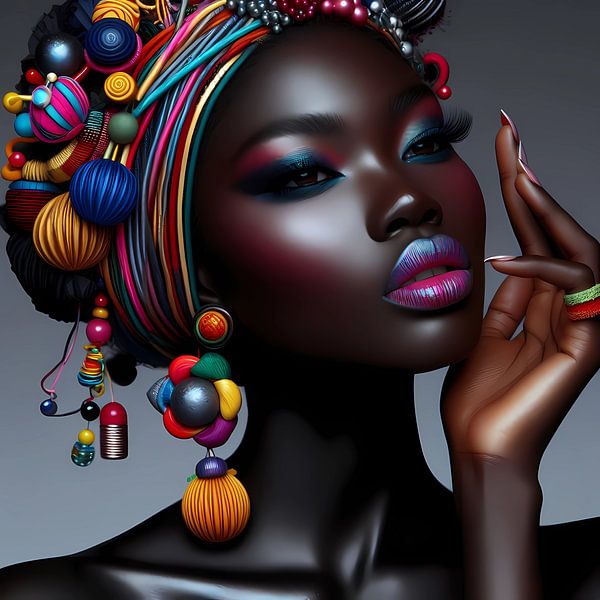 Farben und Frau von Mocus Focus