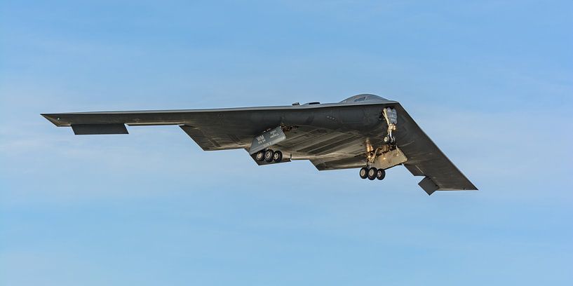 Northrop Grumman B-2 Spirit stealth bommenwerper. van Jaap van den Berg