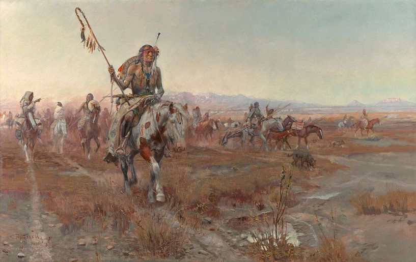 Charles Marion Russell,The medicine man by finemasterpiece