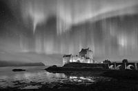 Eilean Donan Castle in Dornie Scotland, künstlerische traumlandschaft.