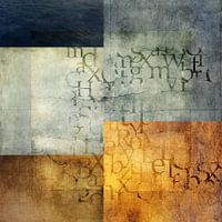 Buchstaben in Distressed-Optik 1