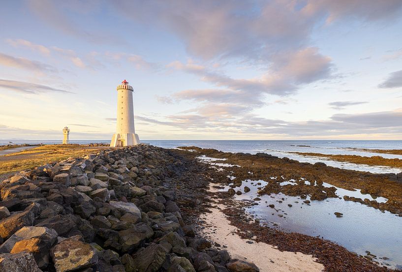 Island (Alter Akranes-Leuchtturm) von Marcel Kerdijk