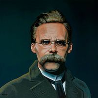 Peinture de Friedrich Nietzsche