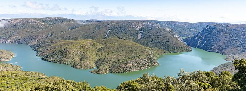 Panorama Salto del Corzo Monfrague by Rob Kempers