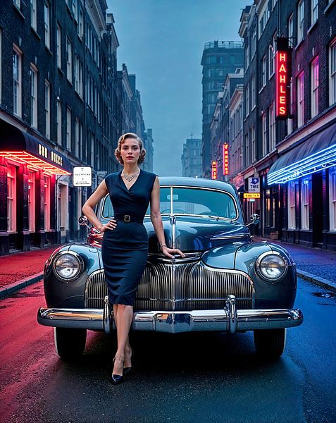 Classic Car Affair by Wall Art Creations by Peter