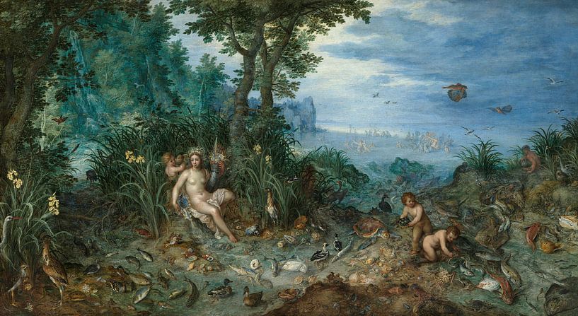 Wasser, Jan Brueghel der Ältere von Meisterhafte Meister