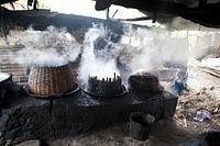 Auf Sumatra braunen Zucker herstellen