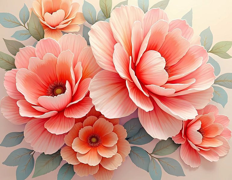 Korallengelassenheit von Artistic