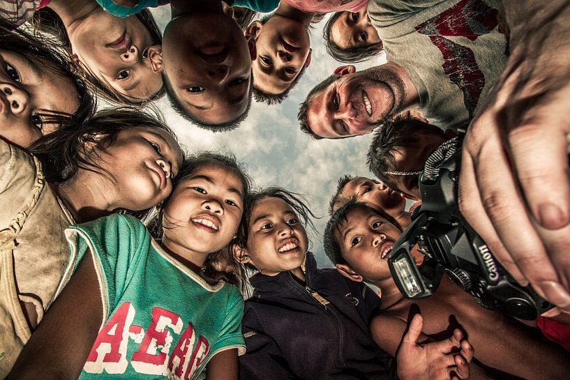 Kids in Laos by Levent Weber