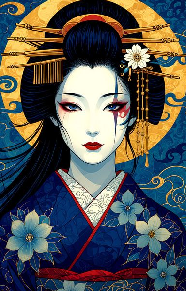 Augen einer Geisha von Egon Zitter