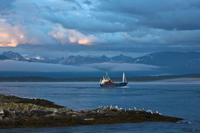 Cutter au fjord par Anja B. Schäfer