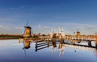Zugbrücke bei den Windmühlen von Kinderdijk