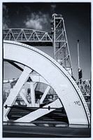 De hef ferovaire bridge Rotterdam,