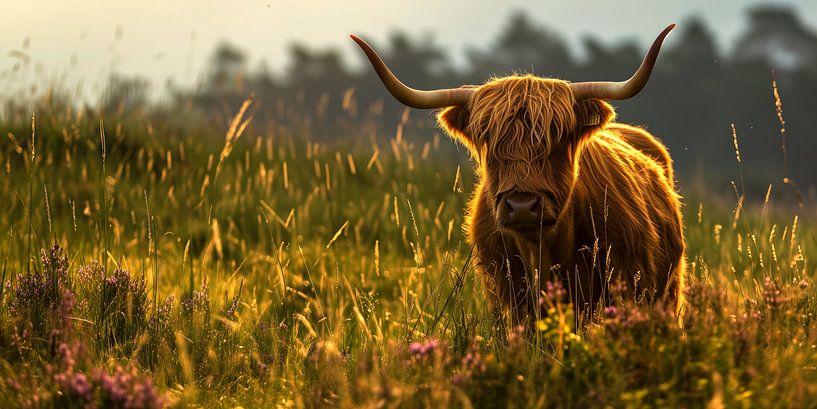 Rustikaler Charme auf dem schottischen Lande von Vlindertuin-Art