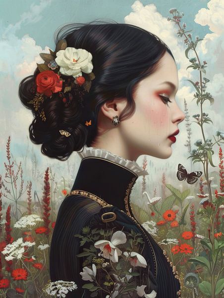 Die Natur&#039;s anmutige Umarmung von Abstraktes Gemälde