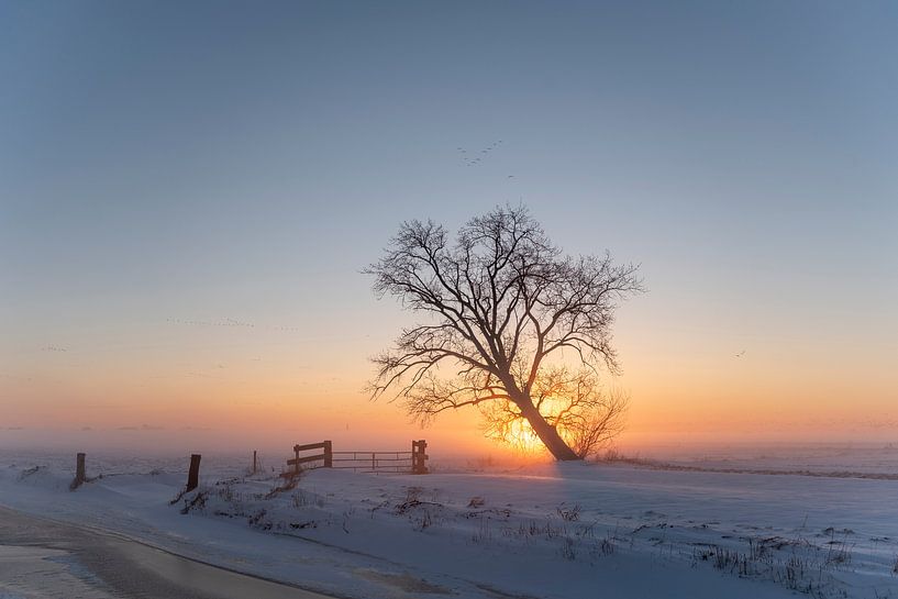 Lever de soleil à Mastenbroek par Erik Veldkamp