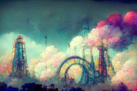 Alien-Fantasie, psychedelische Träume und fliegende Bohrinseln