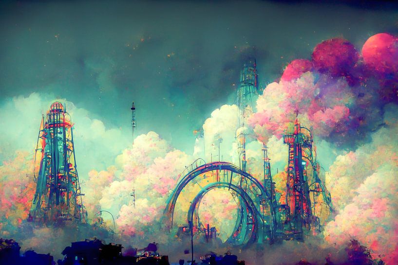 Alien-Fantasie, psychedelische Träume und fliegende Bohrinseln von Jef Peeters