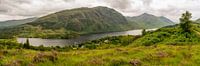 Panoramaaufnahme von Loch Shiel in den schottischen Highlands