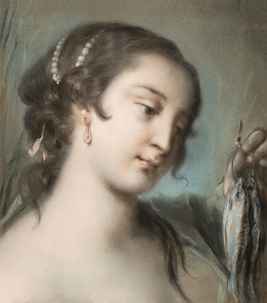 Das Wasser: Allegorie der vier Elemente, Rosalba Carriera von Meisterhafte Meister