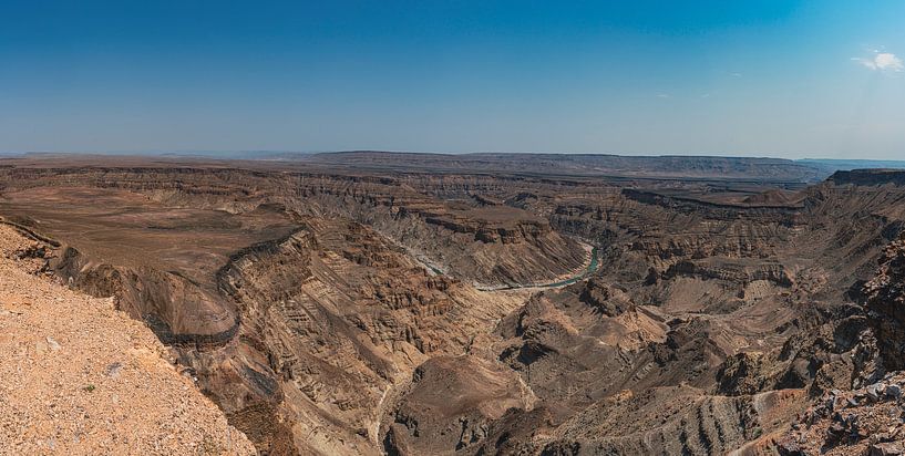 Vue panoramique du Fish River Canyon en Namibie, Afrique par Patrick Groß