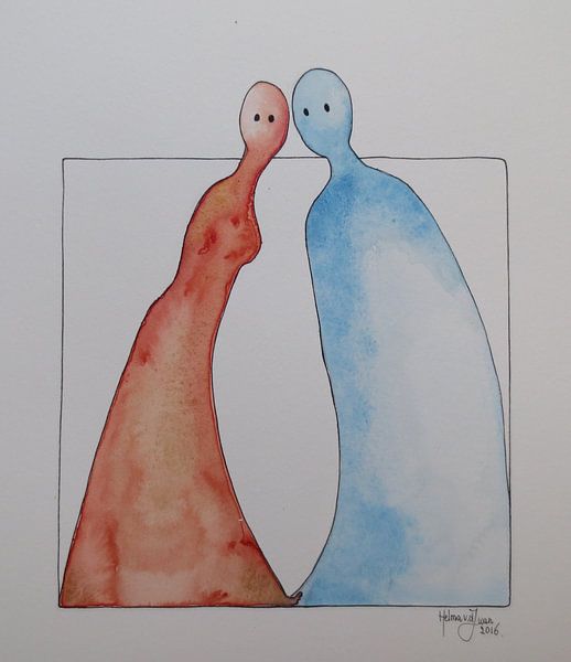 Hij en Zij, communicatie von Helma van der Zwan