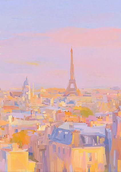 Parijs Panorama Matisse Stijl van Niklas Maximilian