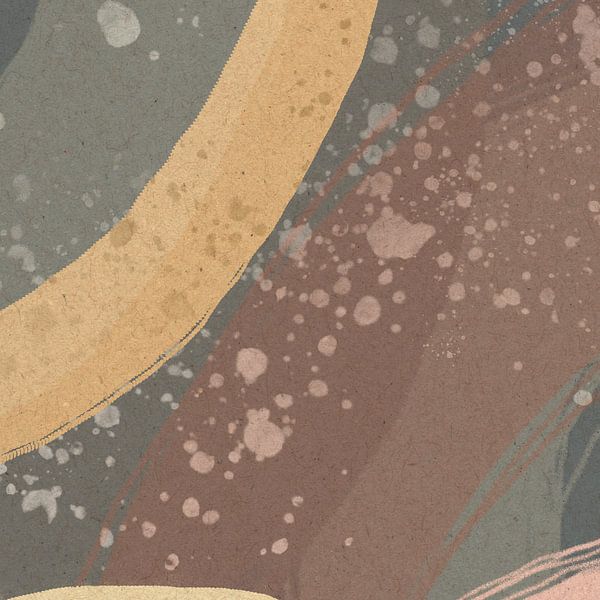 Art abstrait moderne aux couleurs pastel no. 2 par Dina Dankers