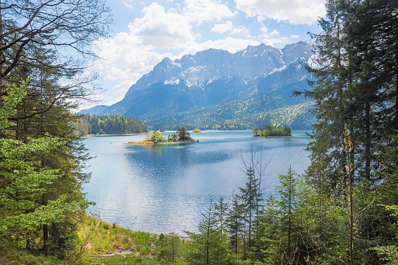 Eibsee und Zugspitze, Oberbayern von SusaZoom