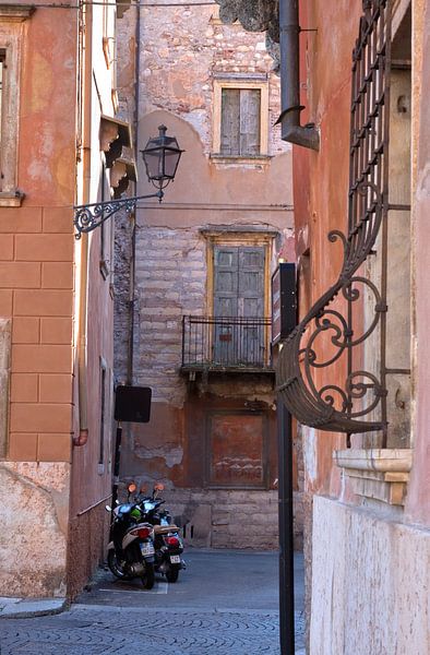 Scooters in an Italian street. by Bo Scheeringa Photography
