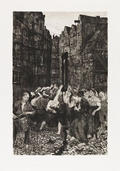 La Carmagnole, KÄTHE KOLLWITZ, 1901 par Atelier Liesjes