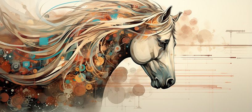 Painting Horse by Wonderful Art
