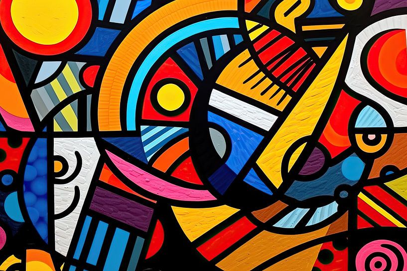 Moderner Picasso Nr. 63.36 von ARTEO Gemälde