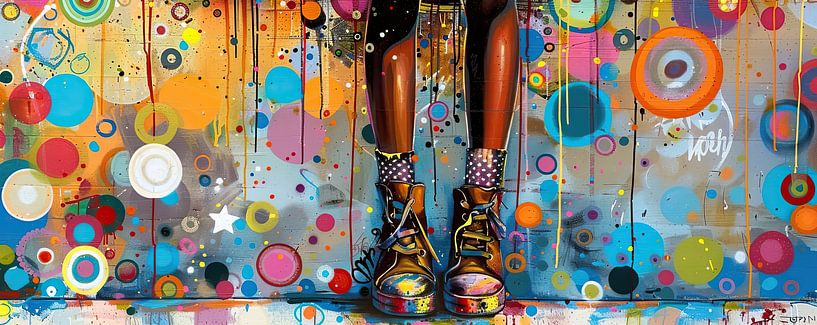 Jambes et pieds par Peintures accrocheuses