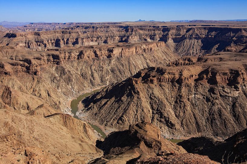 The Fish River Canyon in Namibia by Roland Brack