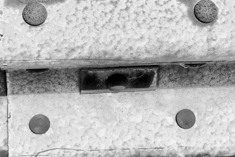 Minimalisme Art Photographie Vangrail Noir et Blanc par Hendrik-Jan Kornelis