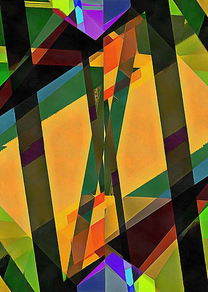 Maux de tête expérimentaux multicolores 22 par Dorothy Berry-Lound